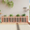 vidaXL - Plantenbak - verhoogd - hekontwerp - 200x50x50 - cm - massief - douglashout