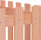 vidaXL - Plantenbak - verhoogd - hekontwerp - 200x50x50 - cm - massief - douglashout