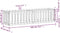 vidaXL - Plantenbak - verhoogd - hekontwerp - 200x50x50 - cm - grenenhout - zwart