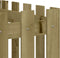 vidaXL - Plantenbak - verhoogd - hekontwerp - 200x50x50 - cm - geïmpregneerd - hout