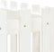 vidaXL - Plantenbak - verhoogd - hekontwerp - 200x50x50 - cm - grenenhout - wit