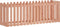 vidaXL - Plantenbak - verhoogd - hekontwerp - 200x50x70 - cm - massief - douglashout