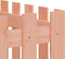 vidaXL - Plantenbak - verhoogd - hekontwerp - 200x50x70 - cm - massief - douglashout