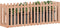 vidaXL - Plantenbak - verhoogd - hekontwerp - 200x50x70 - cm - massief - douglashout