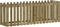 vidaXL - Plantenbak - verhoogd - hekontwerp - 200x50x70 - cm - geïmpregneerd - hout