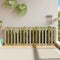 vidaXL - Plantenbak - verhoogd - hekontwerp - 200x50x70 - cm - geïmpregneerd - hout