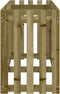 vidaXL - Plantenbak - verhoogd - hekontwerp - 200x50x70 - cm - geïmpregneerd - hout