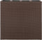 vidaXL - Plantenbak - verhoogd - met - 4 - potten - poly - rattan - bruin