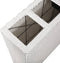 vidaXL - Plantenbak - verhoogd - met - 4 - potten - poly - rattan - wit
