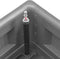 vidaXL - Plantenbak - verhoogd - met - bewateringssysteem - 100x43x33 - cm - grijs