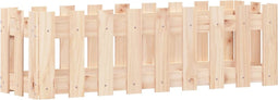 vidaXL - Plantenbak - verhoogd - met - hekontwerp - 100x30x30 - cm - grenenhout