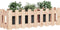 vidaXL - Plantenbak - verhoogd - met - hekontwerp - 100x30x30 - cm - grenenhout