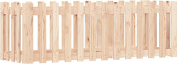 vidaXL - Plantenbak - verhoogd - met - hekontwerp - 150x50x50 - cm - grenenhout