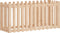 vidaXL - Plantenbak - verhoogd - met - hekontwerp - 150x50x70 - cm - grenenhout