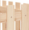 vidaXL - Plantenbak - verhoogd - met - hekontwerp - 150x50x70 - cm - grenenhout