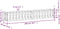 vidaXL - Plantenbak - verhoogd - met - hekontwerp - 200x30x30 - cm - grenenhout