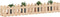 vidaXL - Plantenbak - verhoogd - met - hekontwerp - 200x30x30 - cm - grenenhout