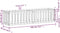 vidaXL - Plantenbak - verhoogd - met - hekontwerp - 200x50x50 - cm - grenenhout