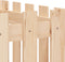 vidaXL - Plantenbak - verhoogd - met - hekontwerp - 200x50x50 - cm - grenenhout
