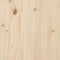 vidaXL - Plantenbak - verhoogd - met - hekontwerp - 200x50x70 - cm - grenenhout