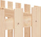 vidaXL - Plantenbak - verhoogd - met - hekontwerp - 200x50x70 - cm - grenenhout