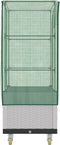vidaXL - Plantenbak - verhoogd - met - hoes - en - wielen - 80x50x182 - cm - rattanlook