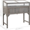 vidaXL - Plantenbak - verhoogd - met - kas - 110x54x120 - cm - massief - vurenhout