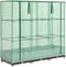 vidaXL - Plantenbak - verhoogd - met - kashoes - 120x40x123 - cm - rattanlook