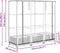 vidaXL - Plantenbak - verhoogd - met - kashoes - 120x40x123 - cm - rattanlook