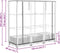 vidaXL - Plantenbak - verhoogd - met - kashoes - 120x40x123 - cm - rattanlook