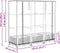 vidaXL - Plantenbak - verhoogd - met - kashoes - 120x40x123 - cm - rattanlook