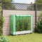 vidaXL - Plantenbak - verhoogd - met - kashoes - 120x40x123 - cm - rattanlook