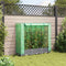 vidaXL - Plantenbak - verhoogd - met - kashoes - 120x40x123 - cm - rattanlook