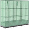 vidaXL - Plantenbak - verhoogd - met - kashoes - 120x40x123 - cm - rattanlook