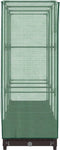 vidaXL - Plantenbak - verhoogd - met - kashoes - 120x40x123 - cm - rattanlook