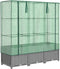 vidaXL - Plantenbak - verhoogd - met - kashoes - 120x40x138 - cm - rattanlook