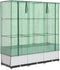 vidaXL - Plantenbak - verhoogd - met - kashoes - 120x40x138 - cm - rattanlook