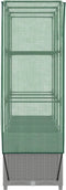 vidaXL - Plantenbak - verhoogd - met - kashoes - 120x40x138 - cm - rattanlook