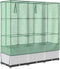 vidaXL - Plantenbak - verhoogd - met - kashoes - 120x40x138 - cm - rattanlook