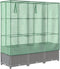 vidaXL - Plantenbak - verhoogd - met - kashoes - 120x40x138 - cm - rattanlook