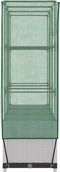 vidaXL - Plantenbak - verhoogd - met - kashoes - 120x40x138 - cm - rattanlook