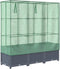 vidaXL - Plantenbak - verhoogd - met - kashoes - 120x40x138 - cm - rattanlook