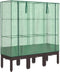 vidaXL - Plantenbak - verhoogd - met - kashoes - 120x40x140 - cm - rattanlook