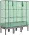 vidaXL - Plantenbak - verhoogd - met - kashoes - 120x40x140 - cm - rattanlook