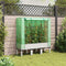 vidaXL - Plantenbak - verhoogd - met - kashoes - 120x40x140 - cm - rattanlook
