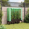 vidaXL - Plantenbak - verhoogd - met - kashoes - 120x40x140 - cm - rattanlook