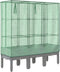 vidaXL - Plantenbak - verhoogd - met - kashoes - 120x40x140 - cm - rattanlook