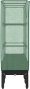 vidaXL - Plantenbak - verhoogd - met - kashoes - 120x40x140 - cm - rattanlook