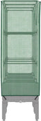 vidaXL - Plantenbak - verhoogd - met - kashoes - 120x40x140 - cm - rattanlook