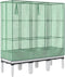 vidaXL - Plantenbak - verhoogd - met - kashoes - 120x40x140 - cm - rattanlook